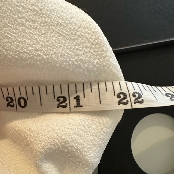 NWT Anthropologie The Maya Ruched Cowl Neck Dress White Size 1 X ** - Picture 11 of 13